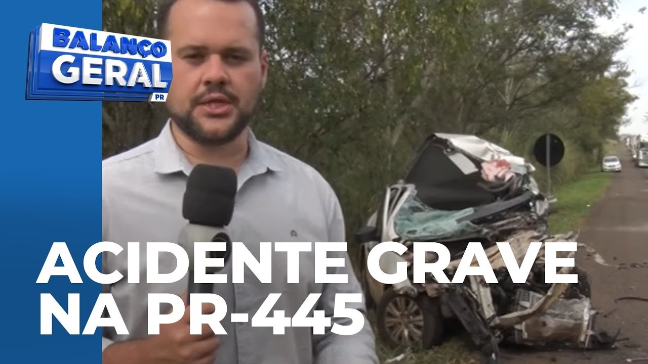 Carro bate em caminhão na PR 445; mãe e filha morreram no acidente