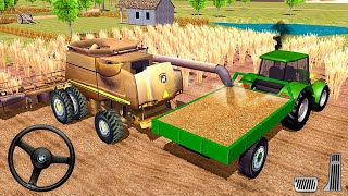 Farmer Sim 2018 - Farming Real Tractor Driving Simulator - Android Gameplay [HD] screenshot 5
