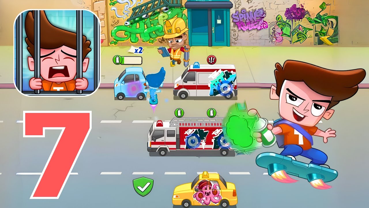 City Vandal - Spray & Run - Gameplay Walkthrough | Part 7