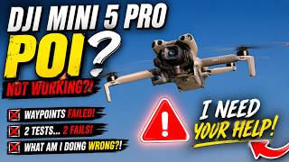 HELP! DJI MINI 5 PRO POI NOT WORKING! #shaunthedrone #djimini5pro