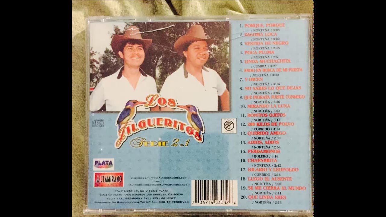 Los jilgueritos de gregorio y baltazar rancheras