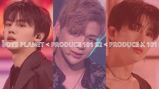 Ranking all Produce 101 s2, Produce X 101 and BOYS PLANET Original Songs