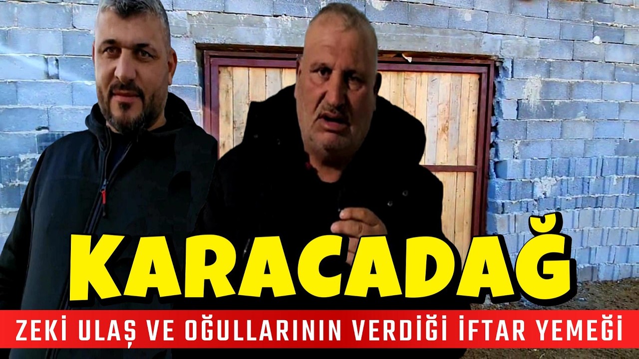 KARACADAĞ - ZEKİ ULAŞ VE OĞULLARININ VERDİĞİ İFTAR YEMEĞİ