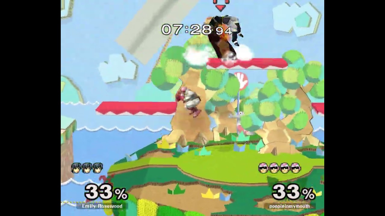 MFA! 143 Melee Singles LR4 – Emily Rosewood ⟮Marth⟯ vs poopieinmymouth ⟮Falcon⟯