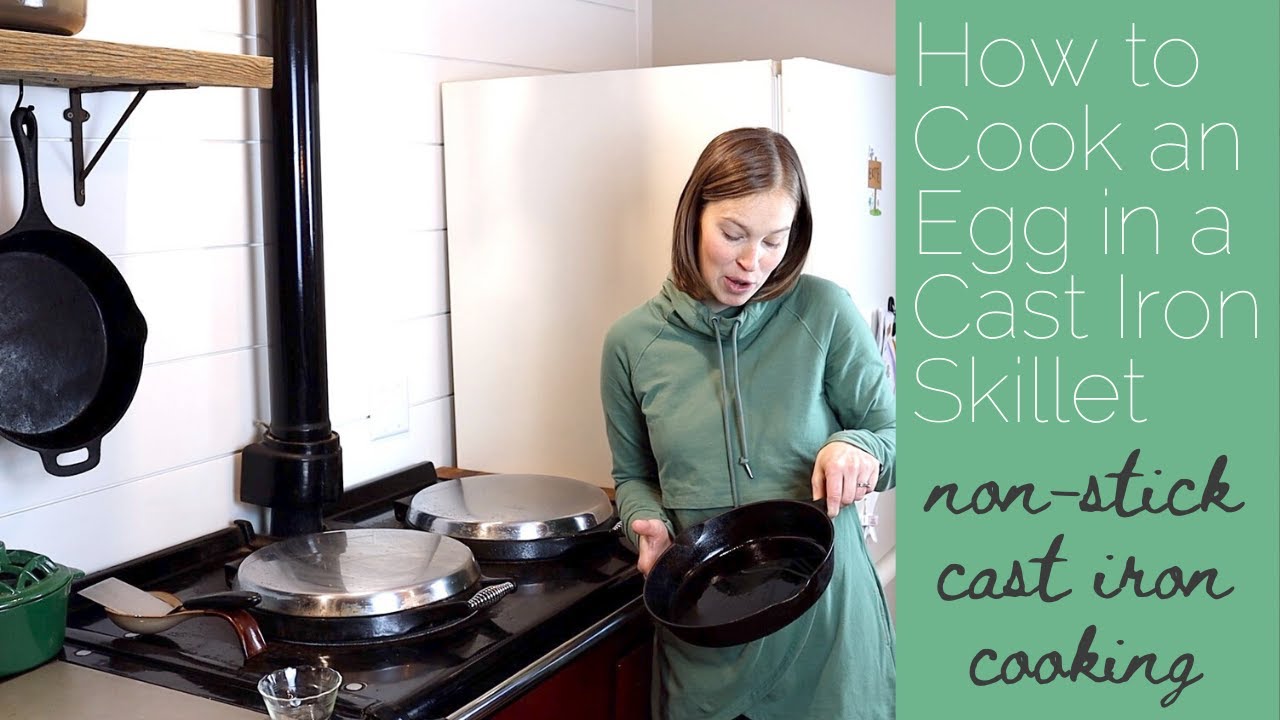 How to Make Non-Stick Eggs in a Cast Iron Skillet • The Prairie Homestead