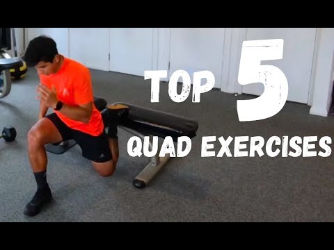 TOP 5 QUADRICEPS EXERCISES (BUILD STRONG ROBUST AND STABLE KNEES) 