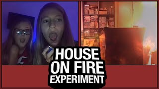 HOUSE ON FIRE EXPERIMENT on OMEGLE!