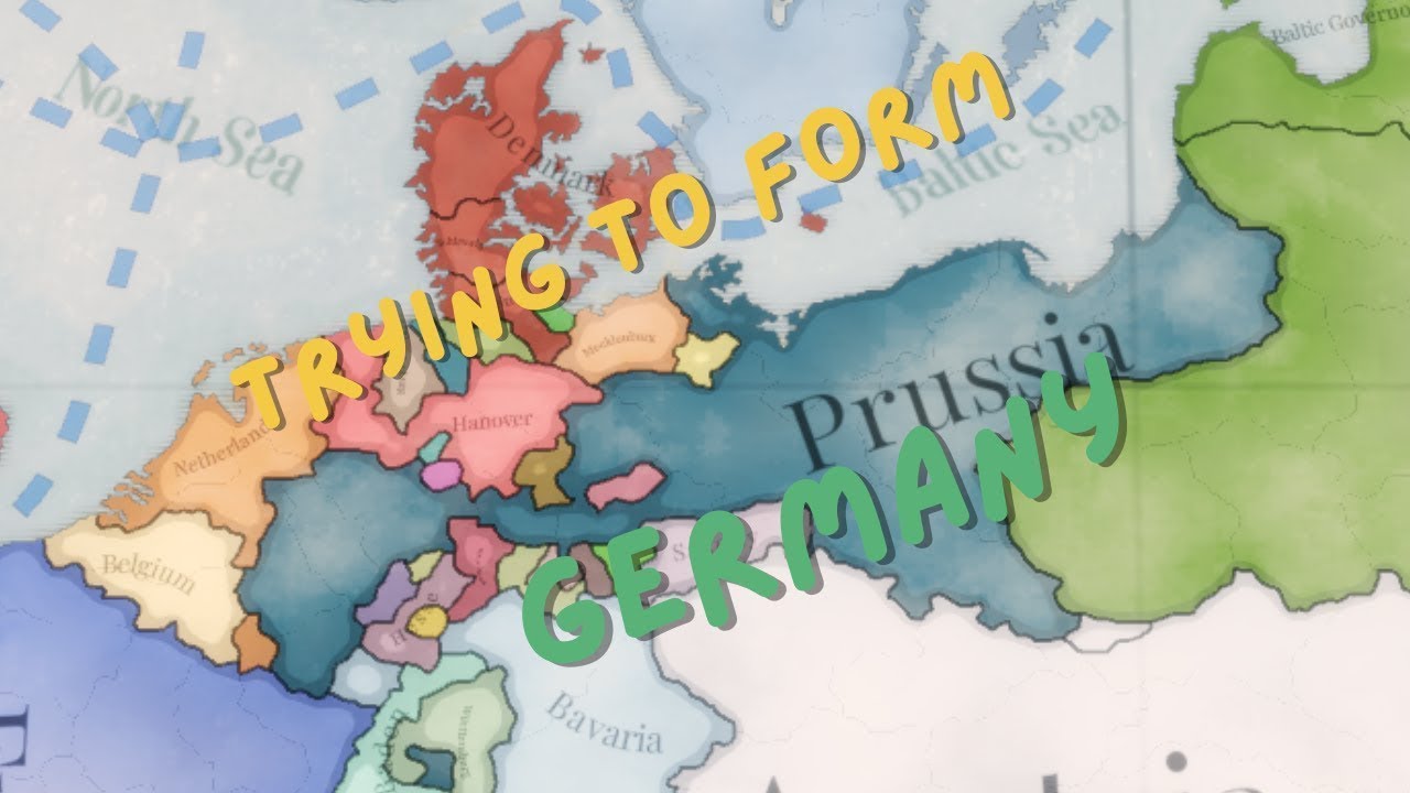 Trying To Form Germany As Prussia: Victoria 3 - YouTube