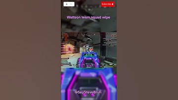 Wattson team squad wipe #shorts #apex #apexlegends
