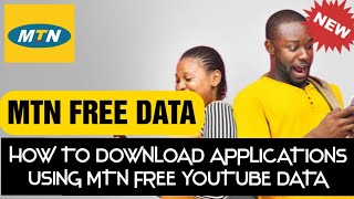 كيفية استخدام بيانات يوتيوب المجانية من MTN للتحميل #بيانات_مجانية_mtn #mtn #شبكة_mtn #بيانات_يوت... screenshot 1
