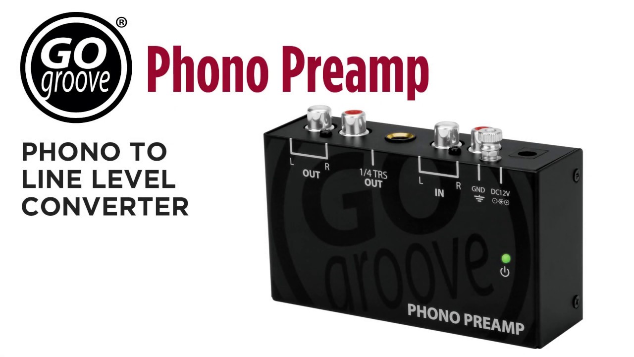 Accessory Power GOgroove Ultra Compact Phono Turntable Preamp