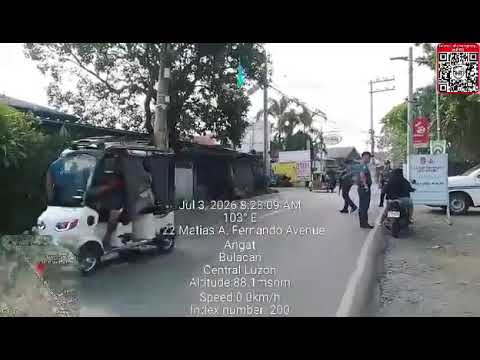 Angat PNP, Nag-Checkpoint Operation sa Barangay San Roque