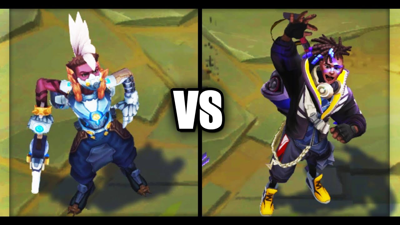 Pulsefire Ekko vs True Damage Ekko Legendary vs Epic Skins Comparison ...