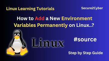 How to Add a New Environment Variable Permanently on Linux..? (source Command)