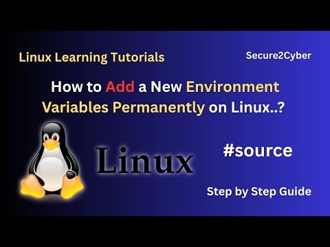 How to Add a New Environment Variable Permanently on Linux..? (source Command) | Secure 2 Cyber