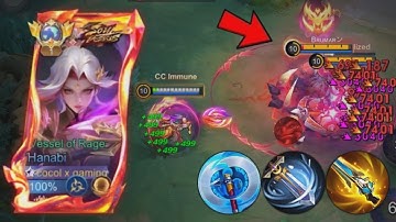 HANABI USERS TRY THIS BURST CRIT DAMAGE HACK BUILD FOR 2025!💀 (please try) - HANABI BEST BUILD 2025