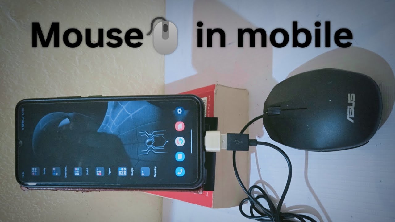 How to use mouse 🖱️ in mobile phone. #mobilesetup - YouTube