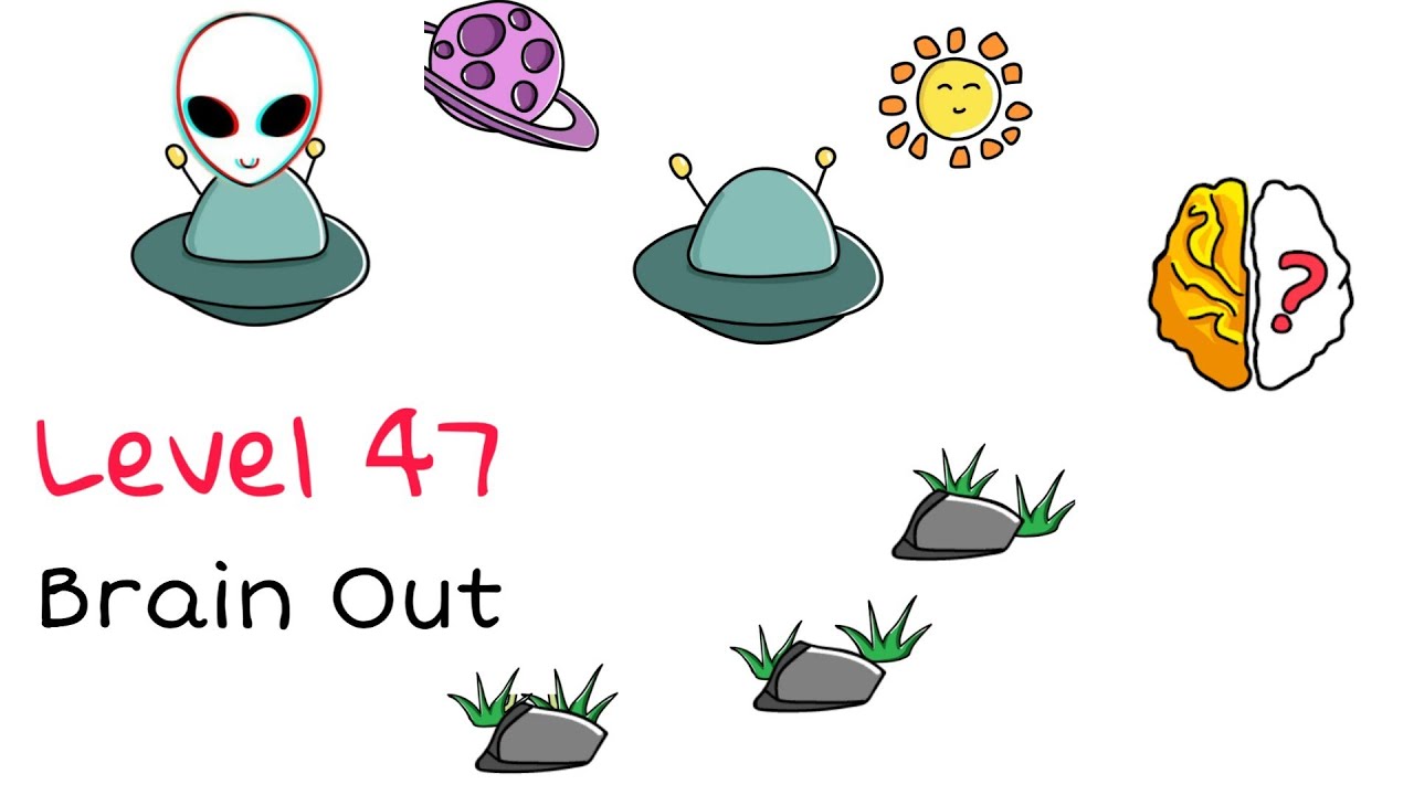Brain Out Level 47-Find the aliens Walkthrough solution