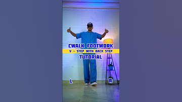 Cwalk footworks Tutorial Series V Step with Back step #jddancetutorial #cwalk #cwalktutorial