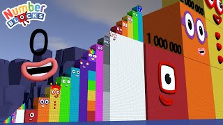 Looking For Numberblokcs Step Squad Zero To 15 Million Standing Tall Numberblocks Number Pattern