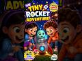 The Tiny Rocket Adventure 🌟👽 | Cute Alien Kids Cartoon | Pixar Style Animation Shorts
