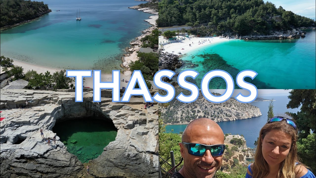 Thassos adası 2024 🏝 Yunanistan 🇬🇷 Gezilecek yerler 4K