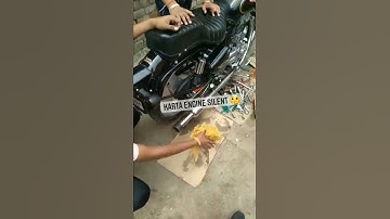 Bullet engine silent 😮#short #bullet #royalenfield #video #viral #modifed