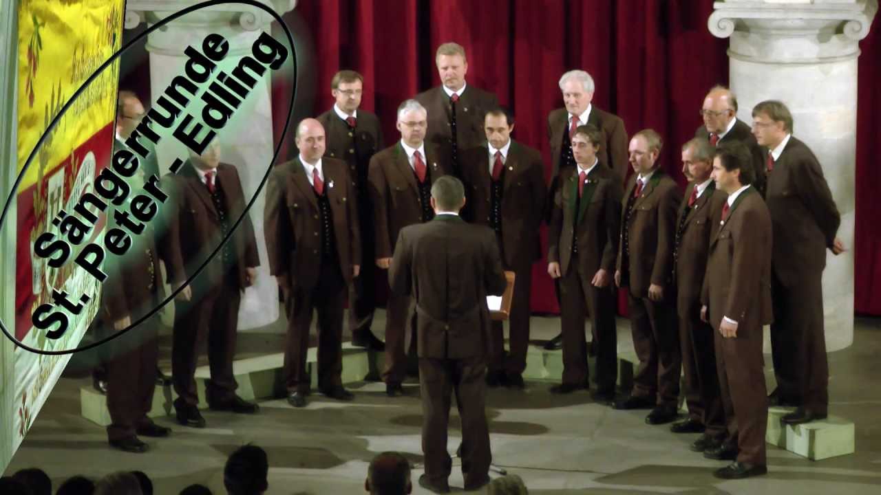 Sängerrunde St Peter-Edling singt - Wenn ich ein Glöcklein wär