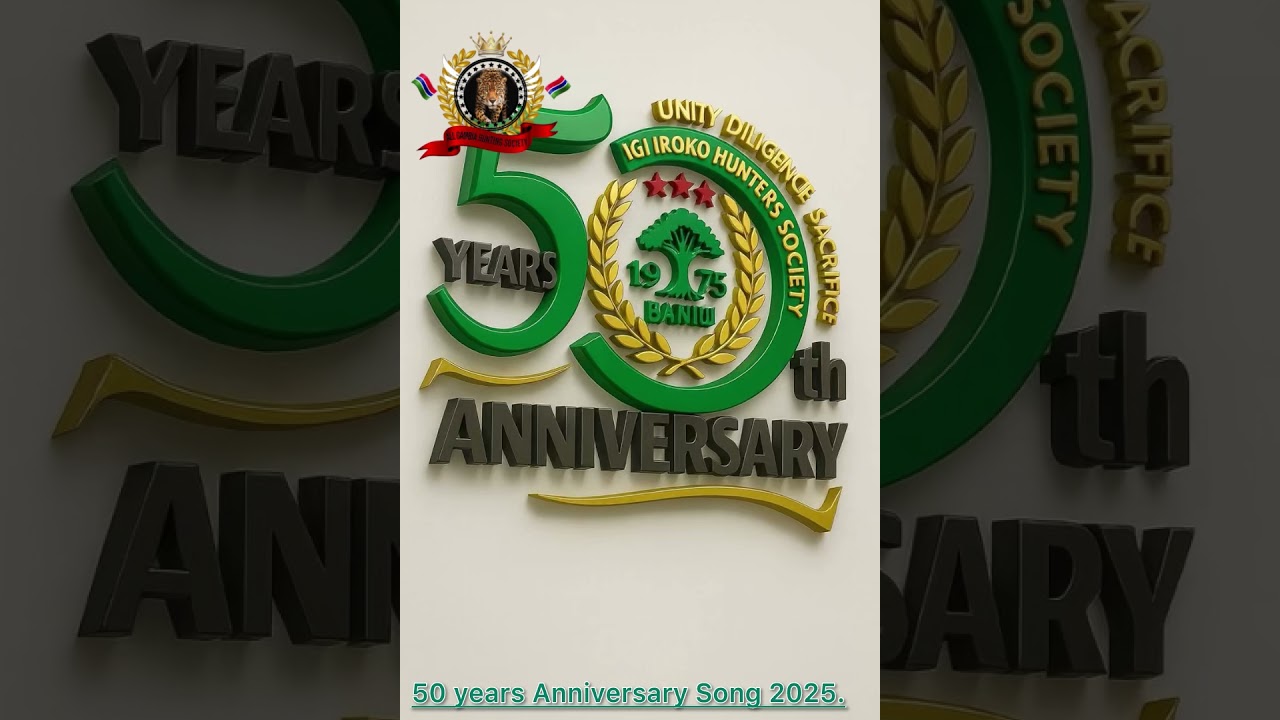 Igi Iroko hunting society, the Gambia 50 years anniversary song 2025, by Elery Ashikpa.