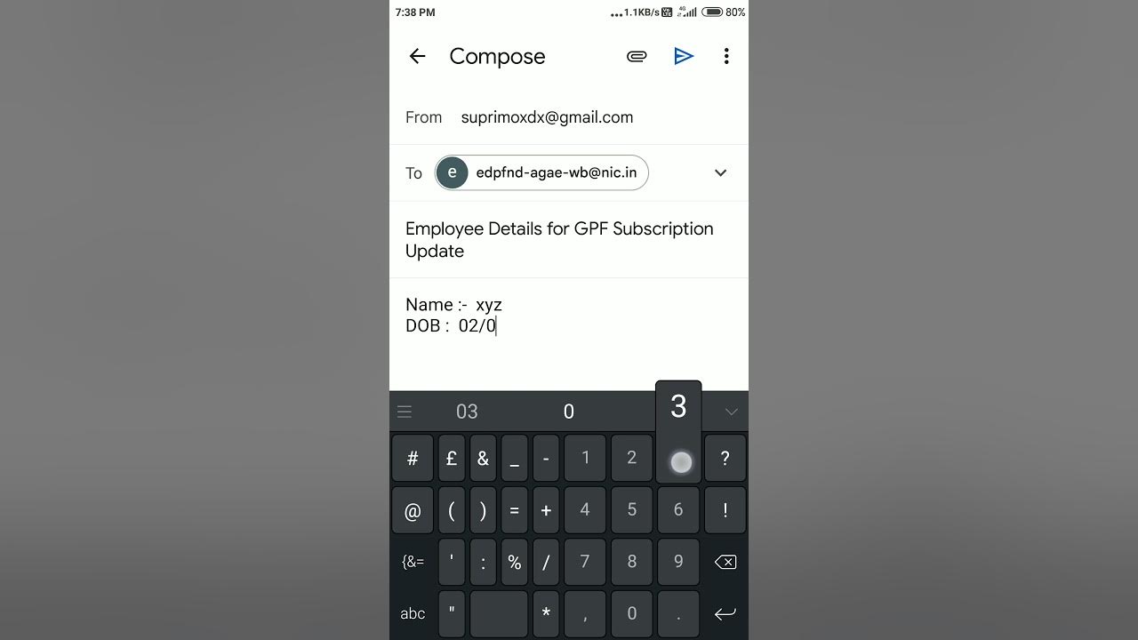 Employee Details Update for online GPF / AG Bengal / for online GPF