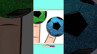 Glitter Soccer Ball Dancing Finger Family Song #nurseryrhymes #kidssong #shorts