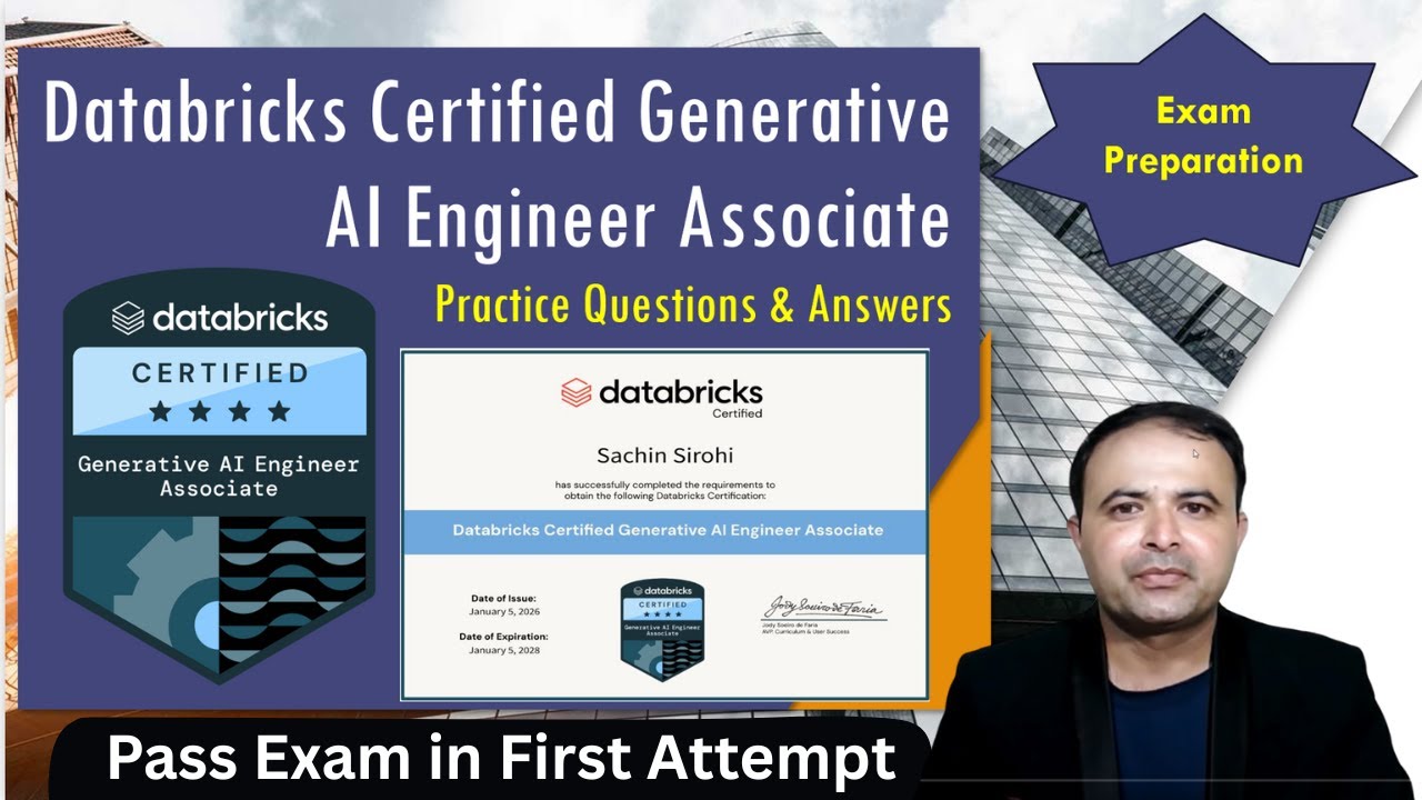 Databricks Generative AI Engineer Associate Exam | Practice Questions & Answers | Real Exam Pattern