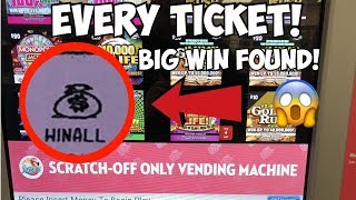 I BOUGHT EVERY TICKET IN THE LOTTERY MACHINE!!!