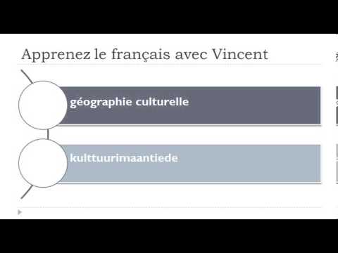 Opi ranskaa = Sanasto = maantiede