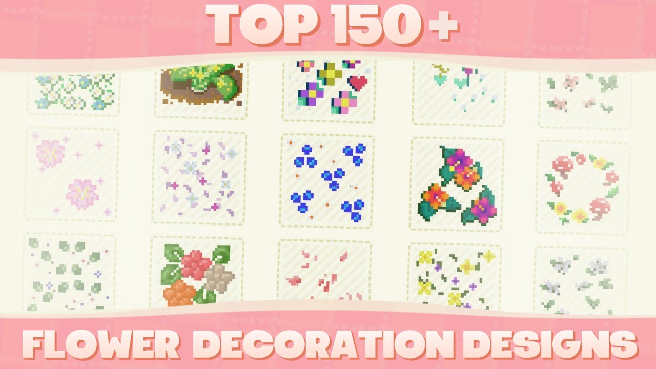 Top 150+ Custom Flower Decoration Designs For Animal Crossing New