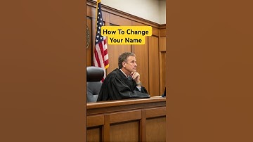 how to change your name legally