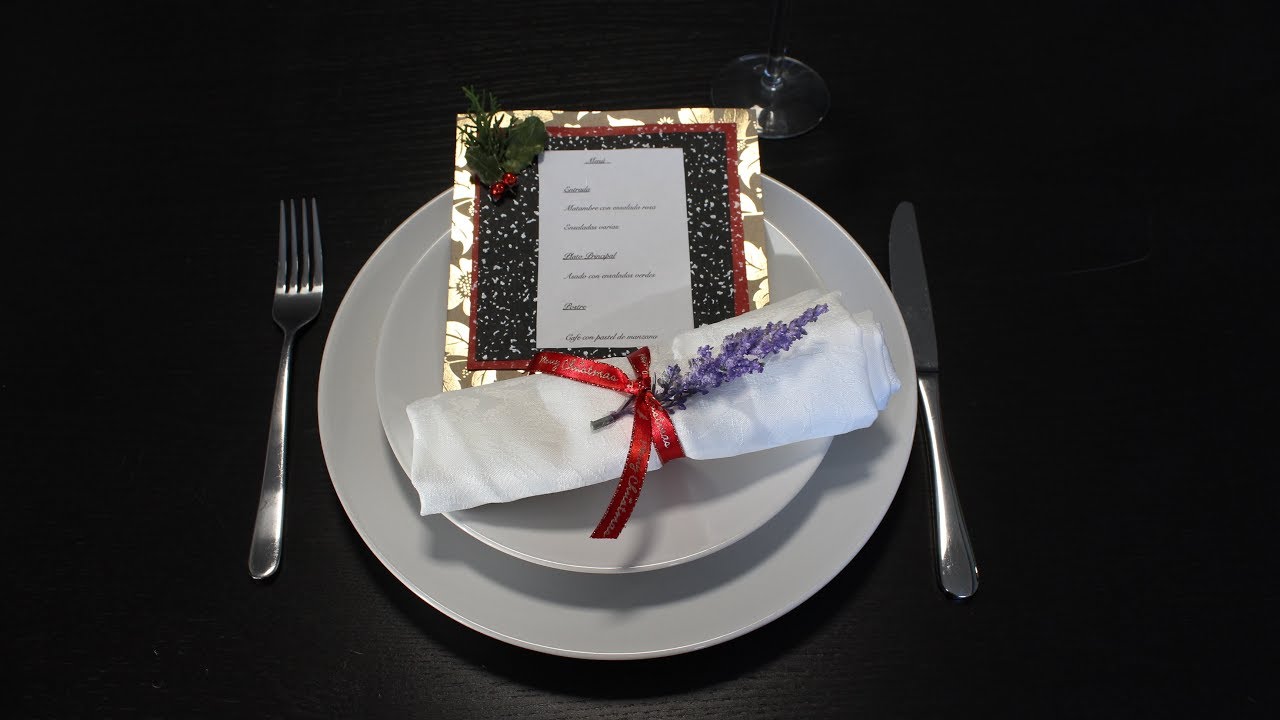 COMO HACER MENUS PARA MESA FESTIVA - YouTube