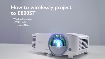 [How to] Wireless Projection from BenQ Smart Projector EW800ST/EX800ST