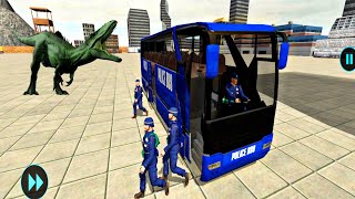 Us Police Coach Bus Driving Simulator – Police Soldier Transporter Bus - Android Gameplay #12 screenshot 4