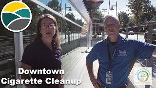 Downtown Cigarette Cleanup: Fayetteville, Arkansas