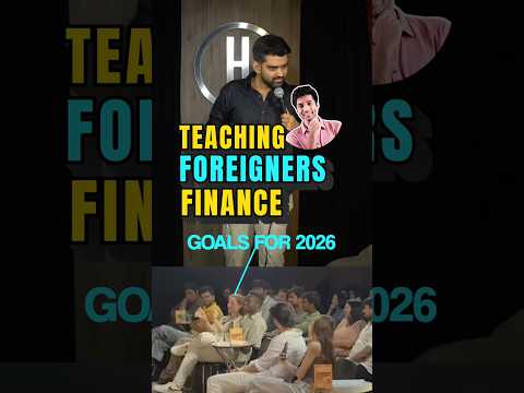 Teaching Foreigners Finance @financewithsharan ❤️  #rohangujral #standupcomedy #comedy