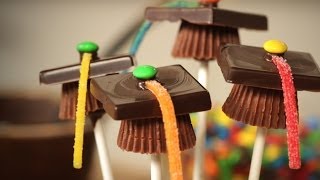 Chocolate Graduation Caps | Just Add Sugar