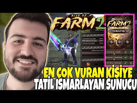 OYUN OYNARKEN PARA KAZAN $$ | YENİ YAPISIYLA OTOMATİK AVLI 55-120 FARM SUNUCU?! Metin2 - Farm2