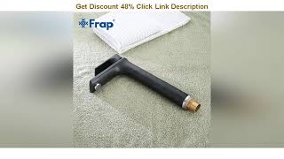 Deal Frap Brass Single Handle Black Basin Faucet Deck Mounted Countertop Bathroom Basin Sink Mixers