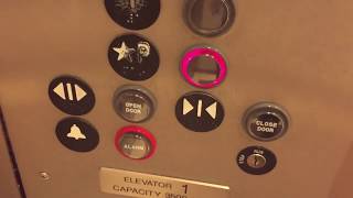 Strange ThyssenKrupp Aurora mod Elevator @ 880 Cass Street, Monterey, CA