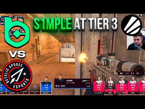 S1MPLE AT TIER-3! - BC.GAME vs BETCLIC - HIGHLIGHTS - ESL Challanger | CS2