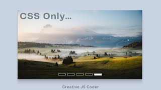 How to Create An Image Slider in HTML and CSS with button Step by Step | Image Slider CSS only
