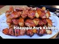 Pineapple Pork Kabobs | Grilled Pork Kebab Recipe on Kong Ceramic Grill