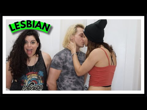 Lesbian French Kisses A Man For The First Time After A Decade