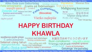 Khawla   Languages Idiomas - Happy Birthday